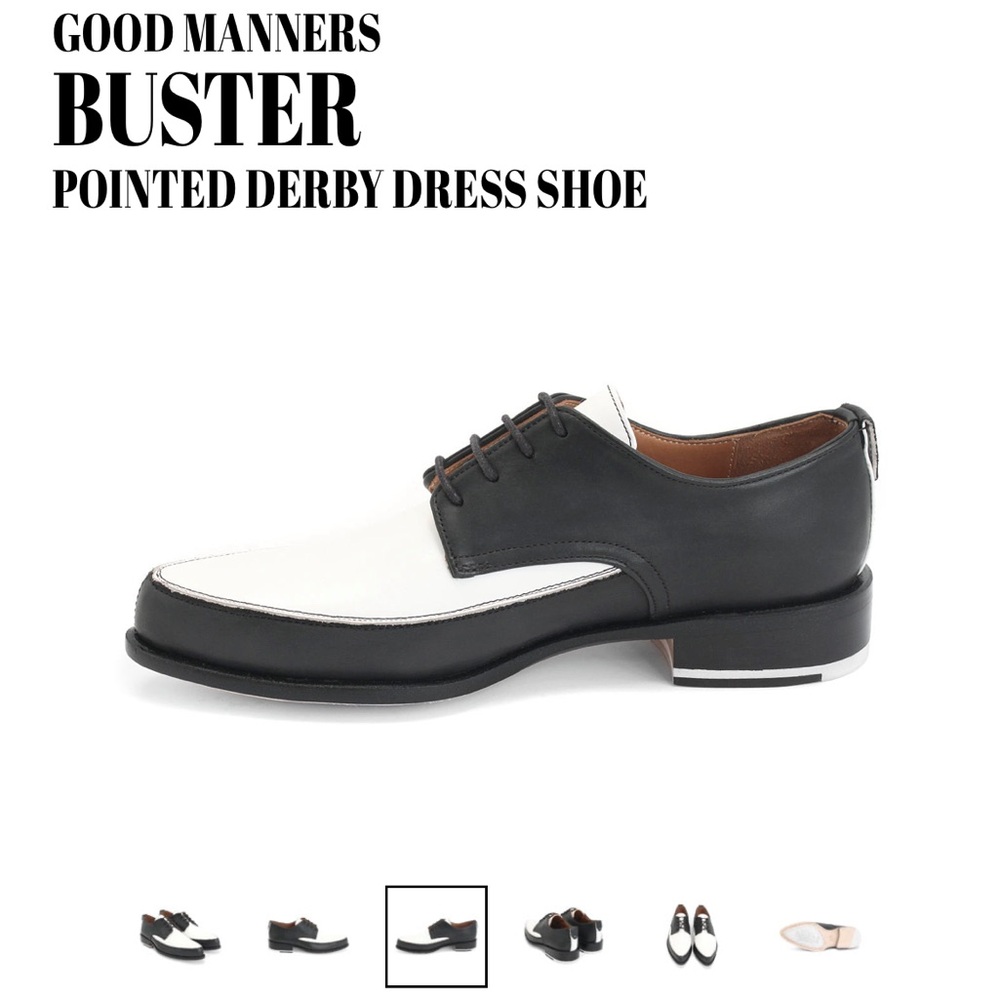 John Fluevog Good Manners Buster Pointed Dress Shoe Size 10